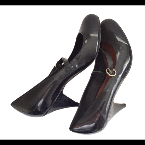 KURT GEIGER Carvella Mary Jane Court Heeled Shoes Black Size 9 - Picture 6 of 9